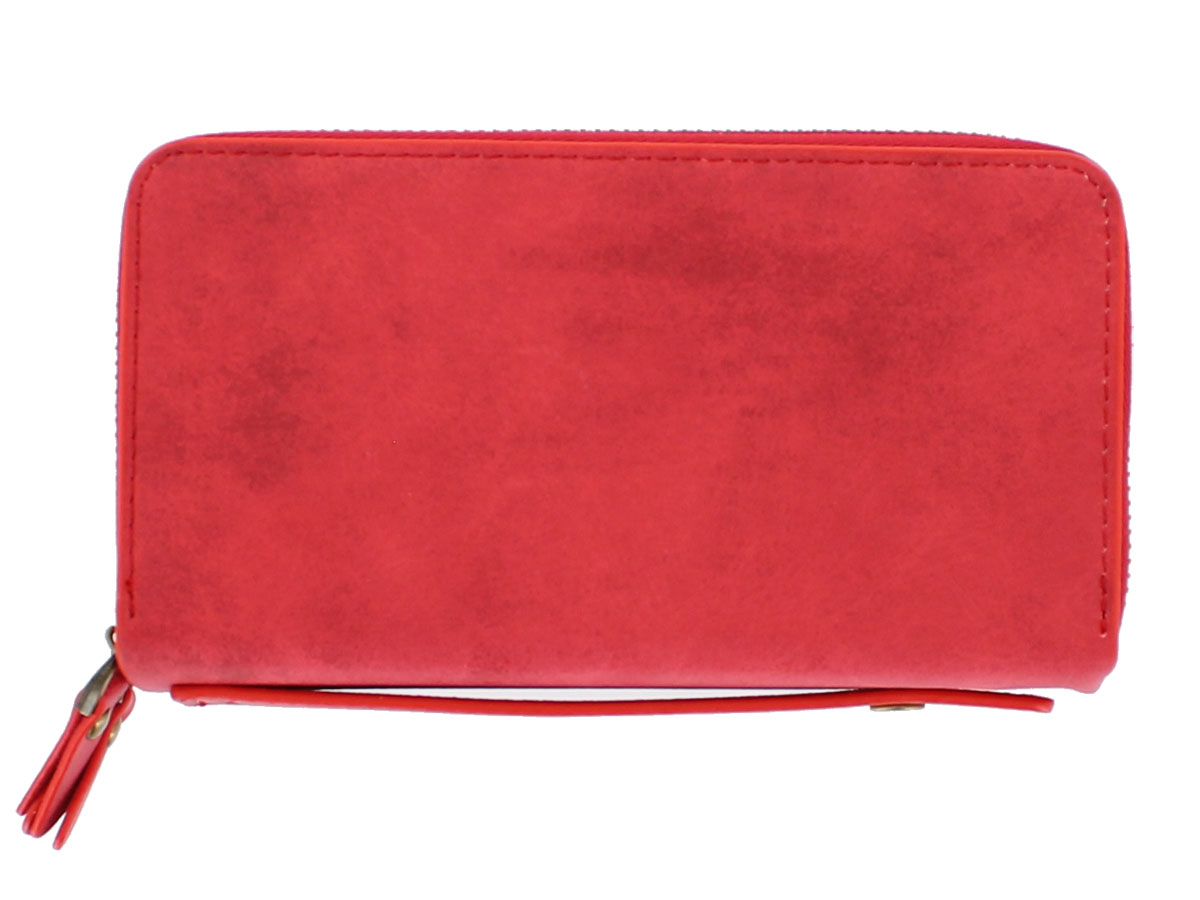 Smartphone Wallet met Magnet iPhone 8+/7+ hoesje Rood
