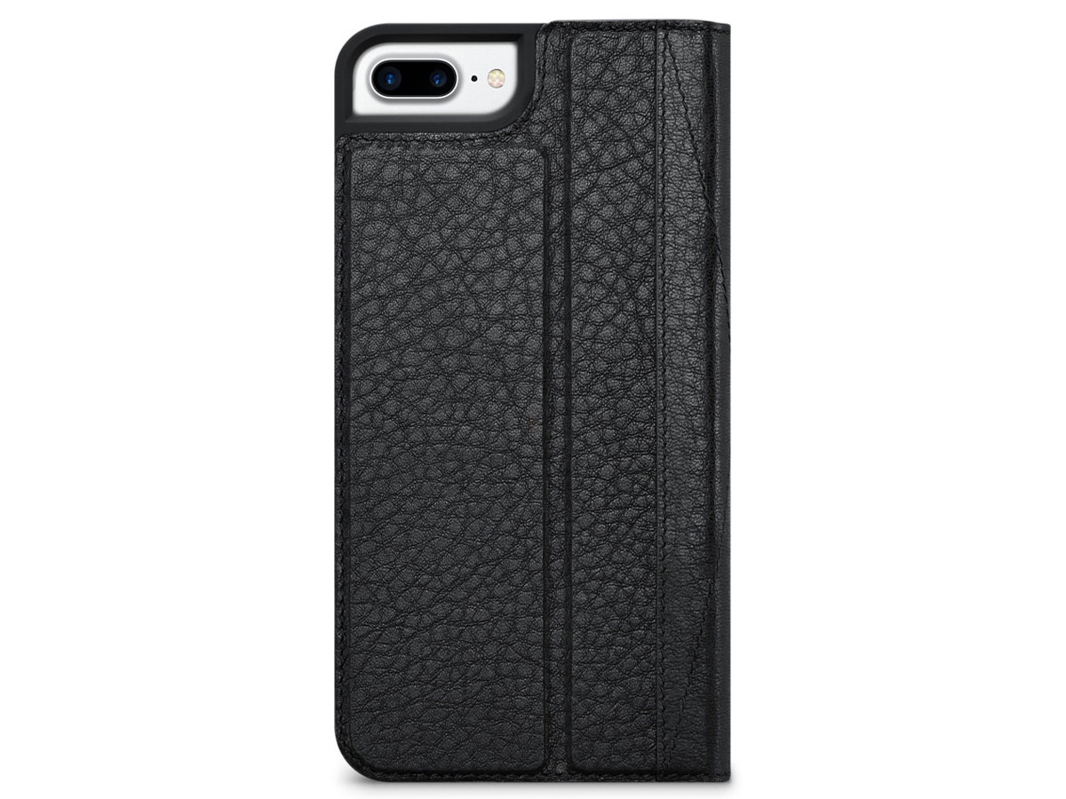 Decoded Leather Wallet Black - iPhone 8+/7+/6s+ hoesje