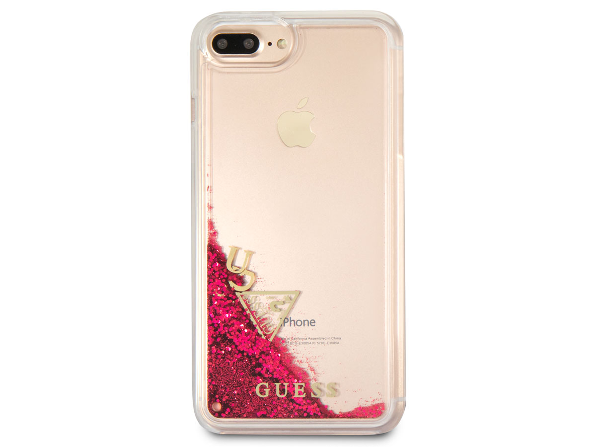 Guess Floating Logo Case Roze - iPhone 8+/7+/6+ hoesje