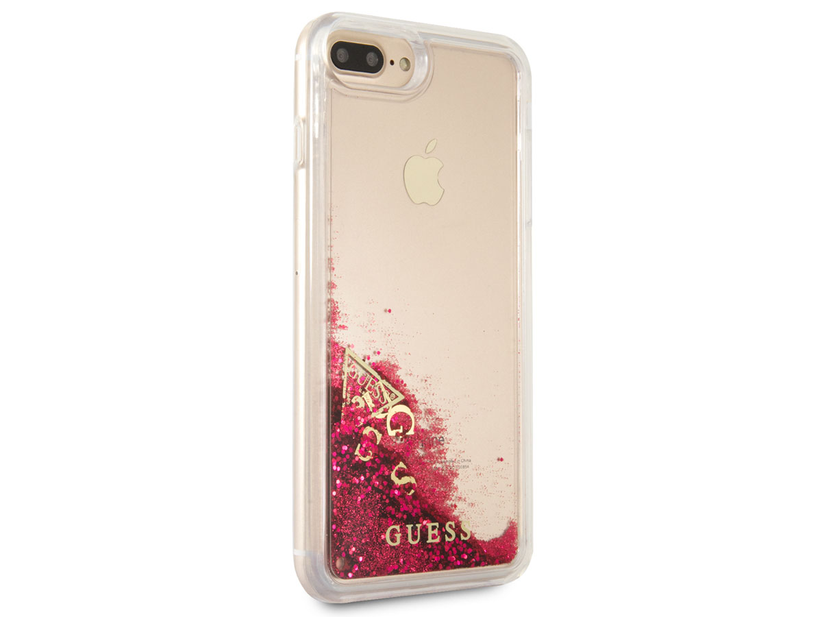 Guess Floating Logo Case Roze - iPhone 8+/7+/6+ hoesje