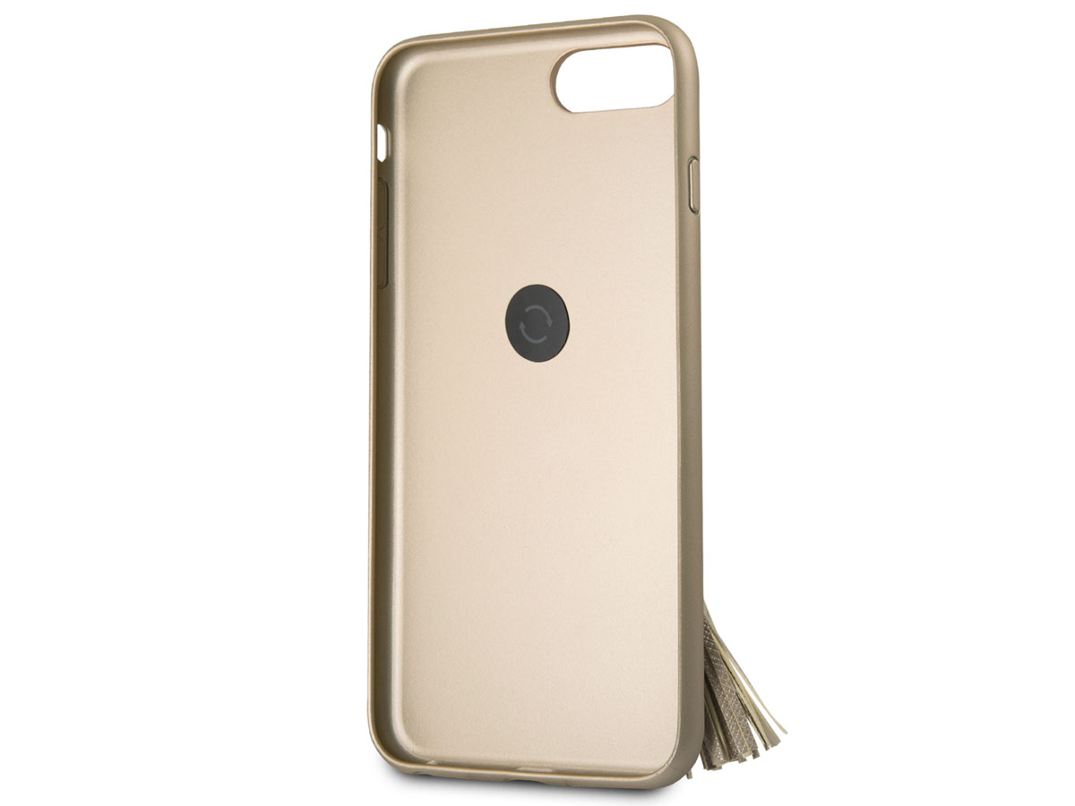Guess Tassel iRing Case Goud - iPhone 8+/7+/6+ hoesje