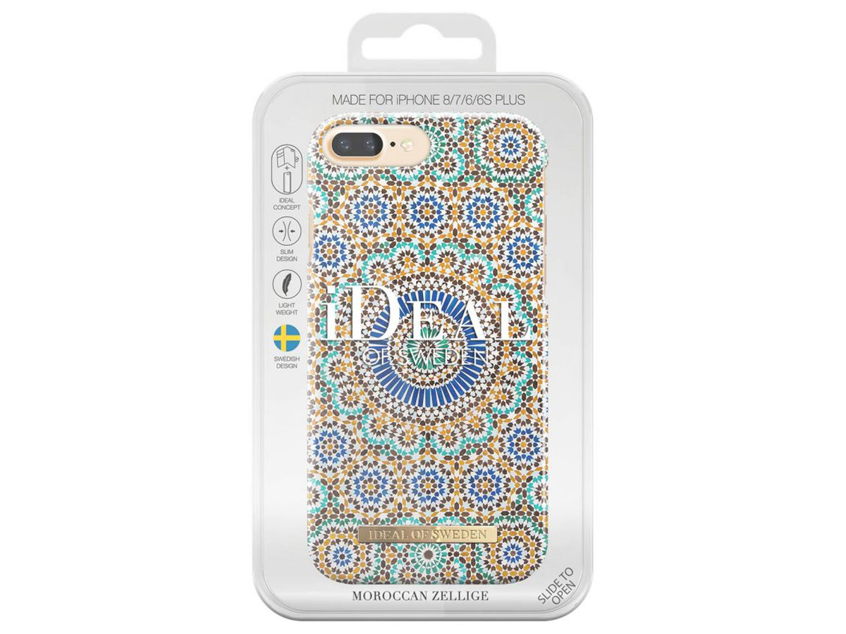 iDeal of Sweden Moroccan Zellige - iPhone 8+/7+/6+ Case