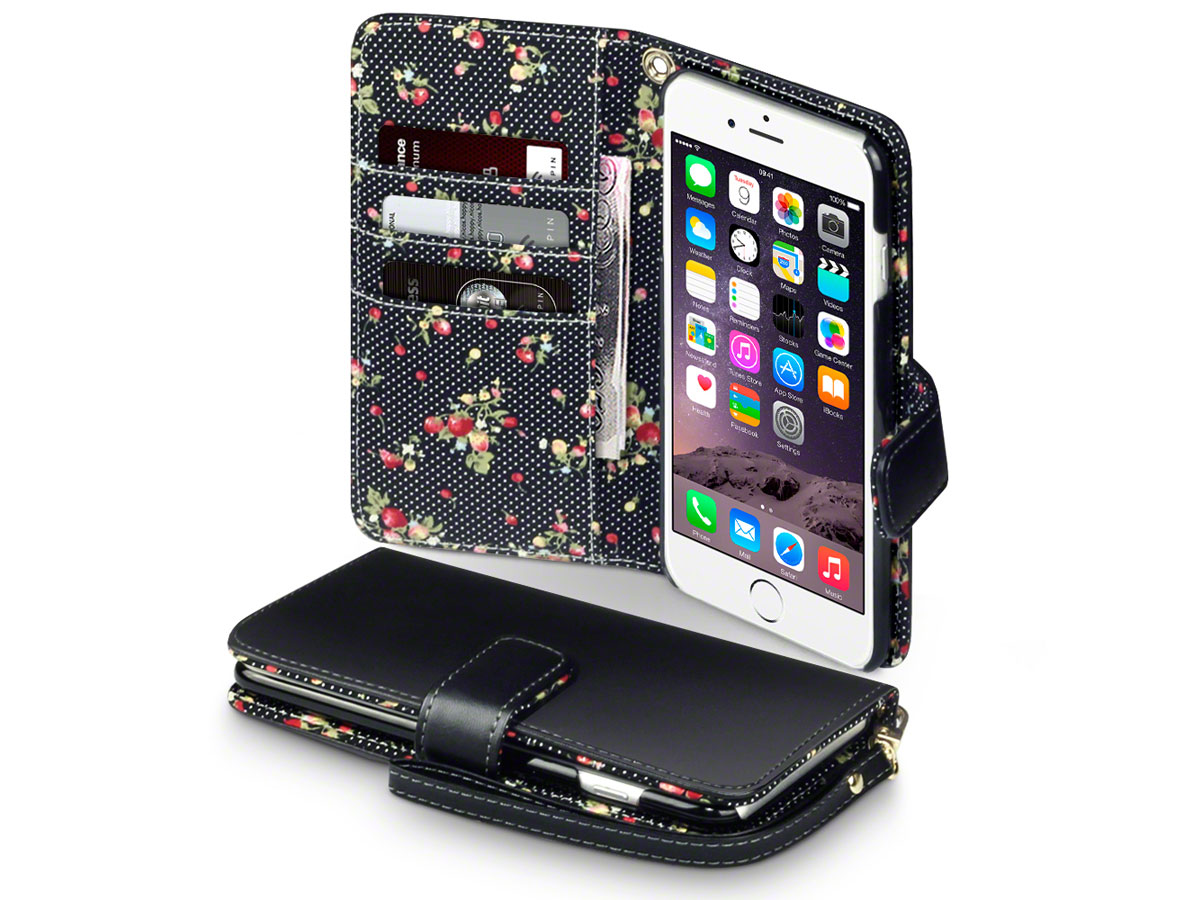 CaseBoutique Flower Bookcase - iPhone 8 Plus/7 Plus hoesje