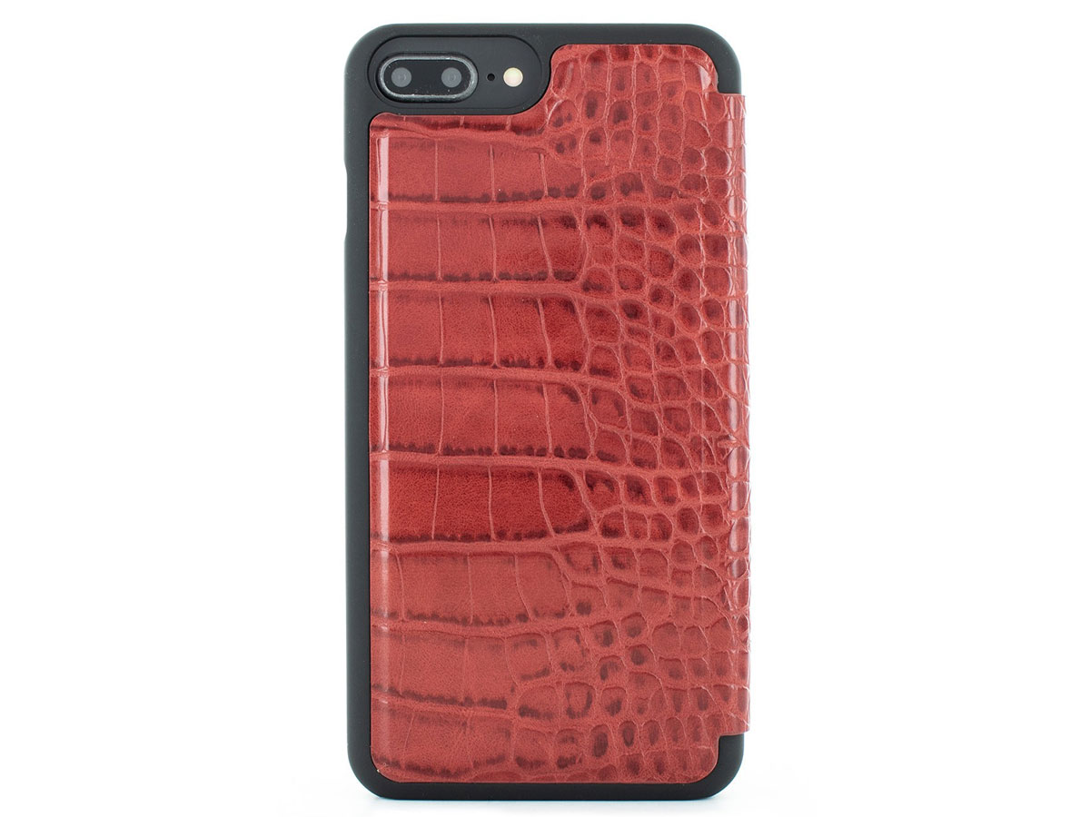 Karen Millen Folio Croco Rood - iPhone 8+/7+/6+ Hoesje