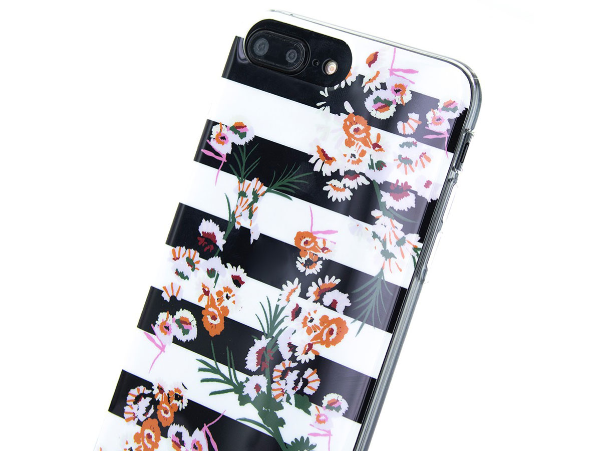 Karen Millen Striped Florals - iPhone 8+/7+/6+ Hoesje