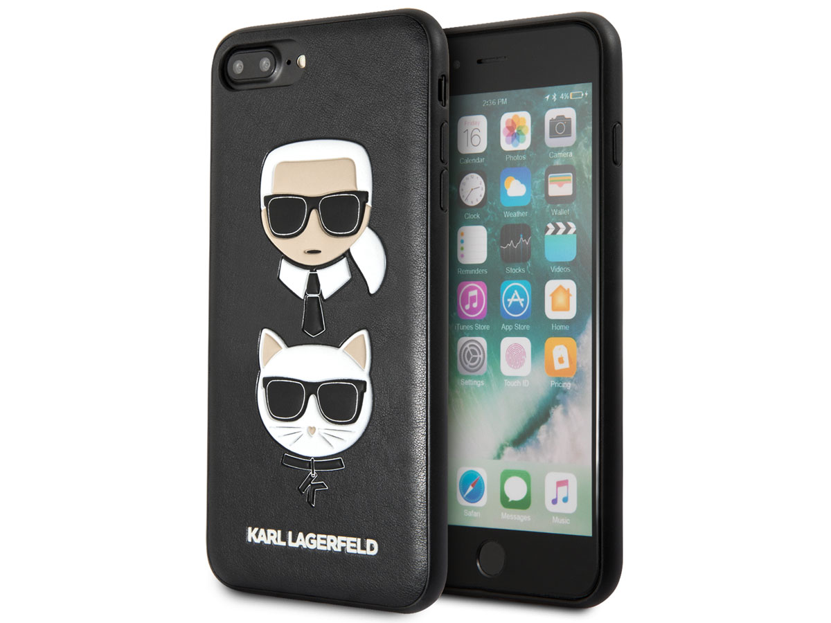 Karl Lagerfeld & Choupette Case - iPhone 8+/7+/6+ hoesje