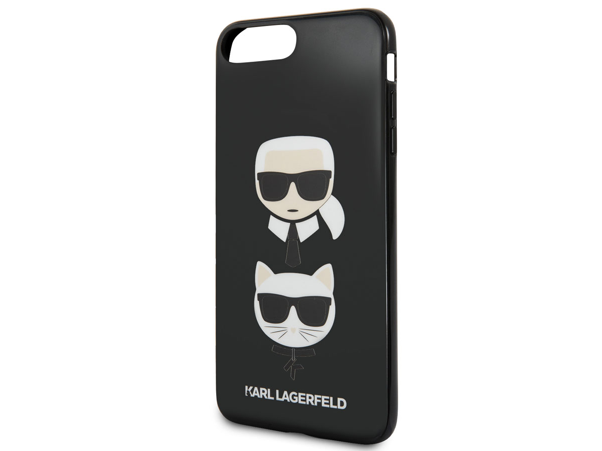 Karl Lagerfeld & Choupette TPU Case - iPhone 8+/7+/6+ hoesje