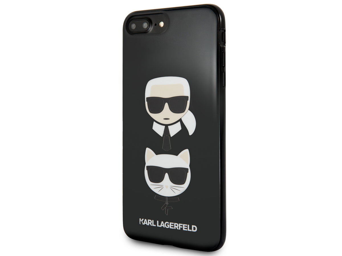 Karl Lagerfeld & Choupette TPU Case - iPhone 8+/7+/6+ hoesje