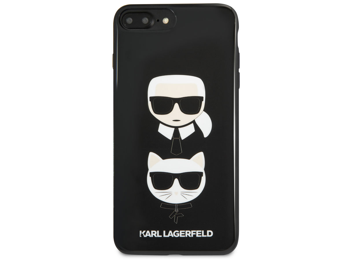 Karl Lagerfeld & Choupette TPU Case - iPhone 8+/7+/6+ hoesje