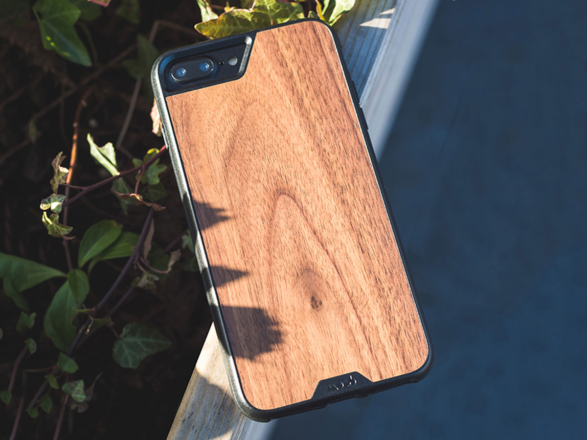 Mous Limitless 2.0 Walnut Case - iPhone 8+/7+/6+ hoesje