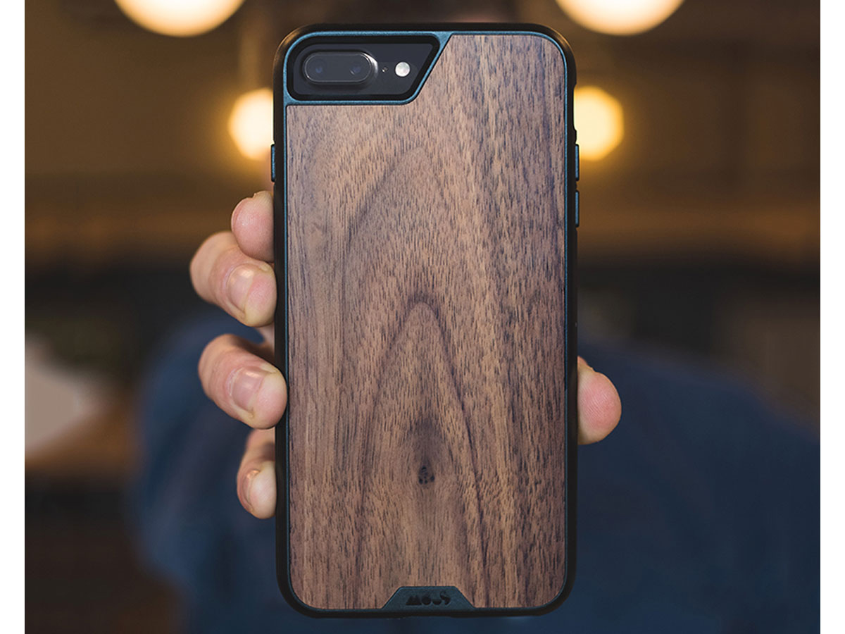 Mous Limitless 2.0 Walnut Case - iPhone 8+/7+/6+ hoesje