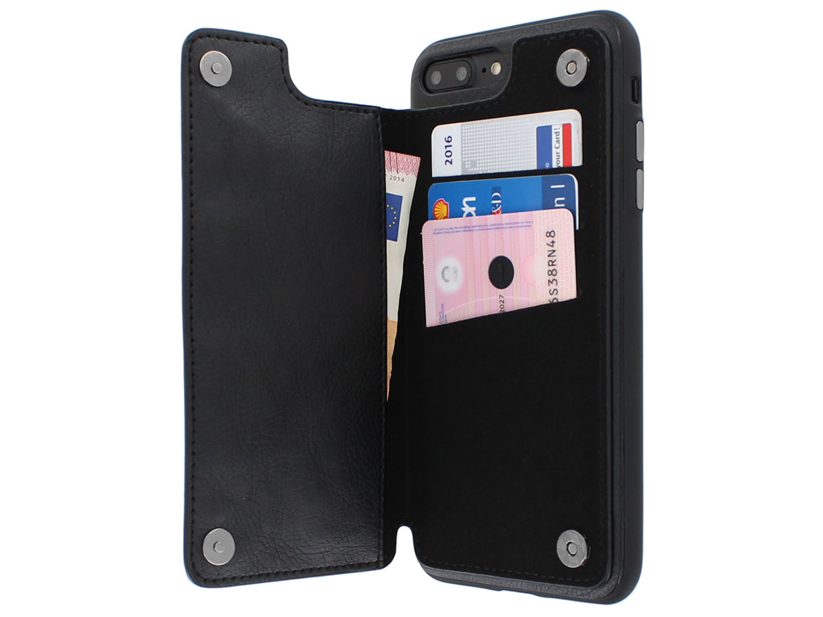 Ik wil niet smokkel Lokken Puloka Wallet Back Case | iPhone 8+/7+ hoesje