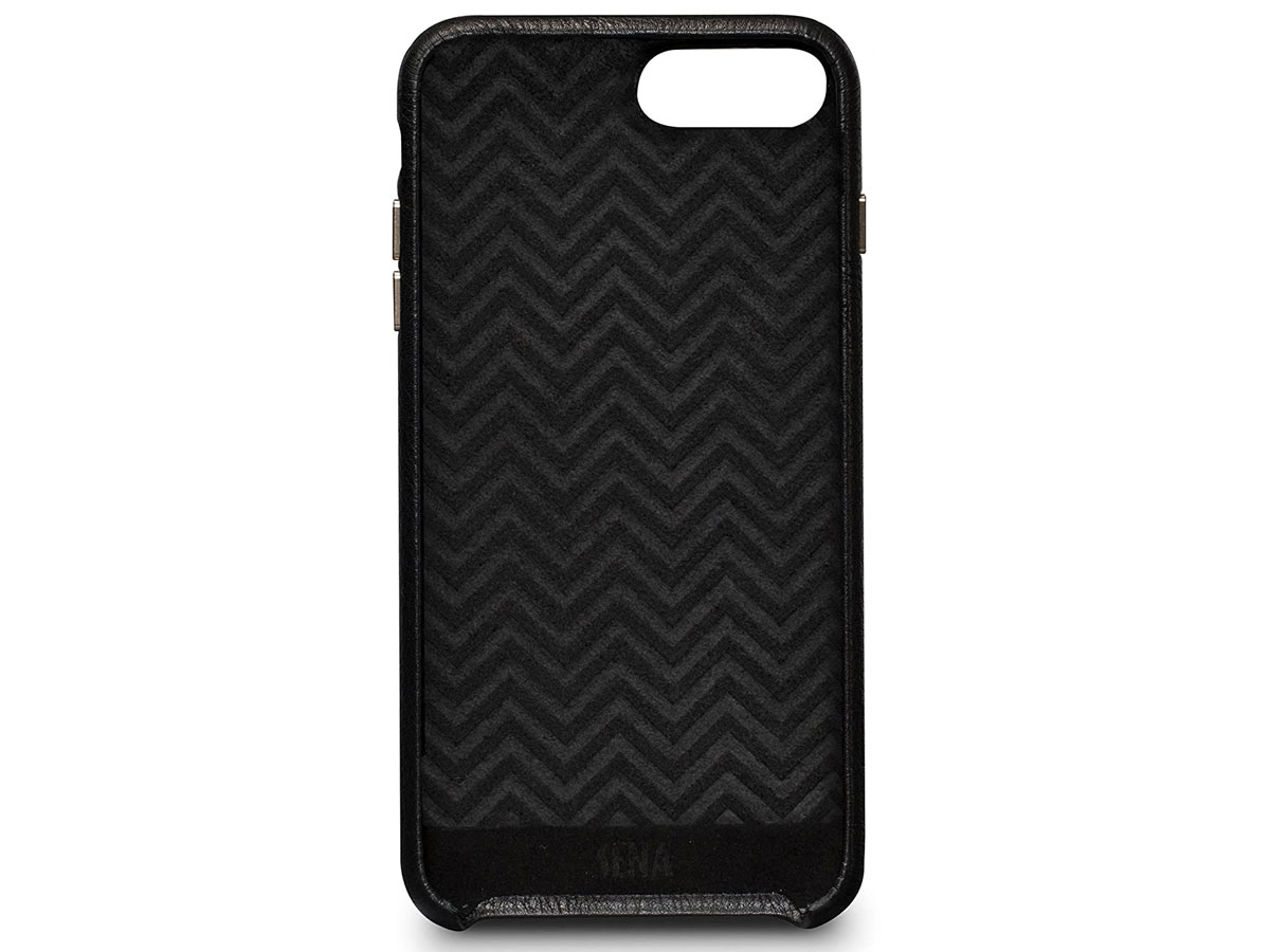 Sena Ruku Leather Case Zwart - iPhone 8+/7+ Hoesje Leer