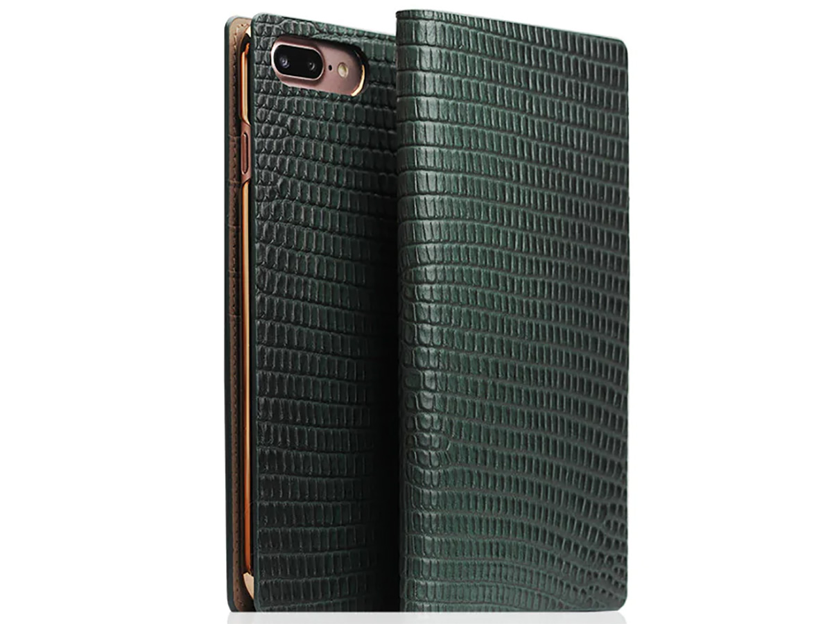 SLG D3 Italian Lizard Case Groen - iPhone 8 Plus/7 Plus hoesje