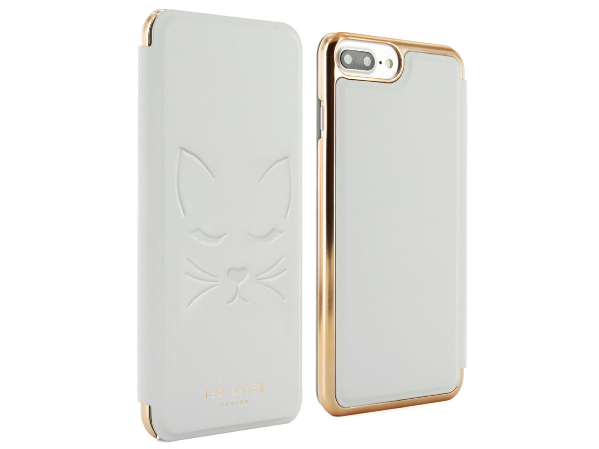 Ted Baker Cat Folio Case - iPhone 8+/7+/6+ Hoesje