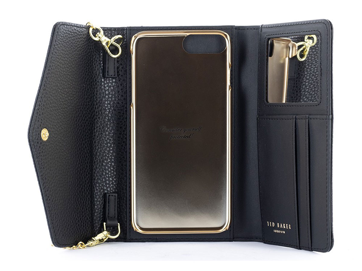 Ted Baker Selie Crossbody Zwart - iPhone 8+/7+/6+ hoesje