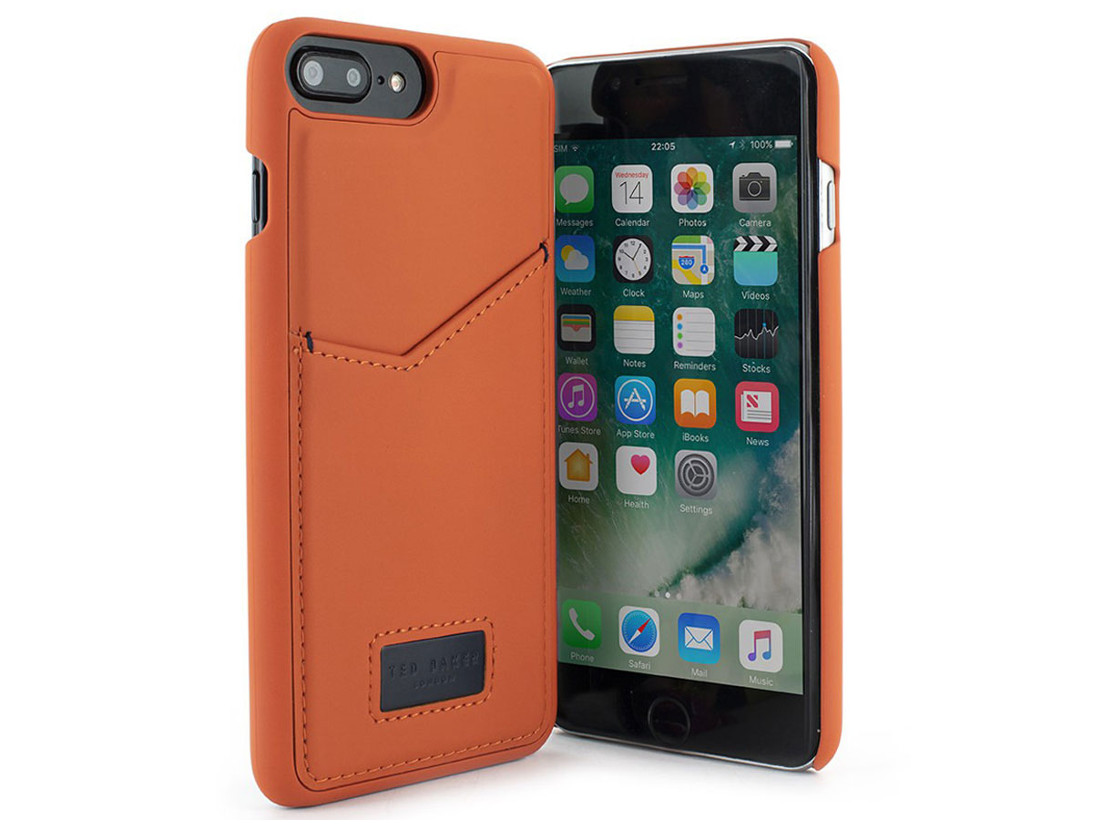 Ted Baker Trolla Orange Case - iPhone 8+/7+/6+ Hoesje