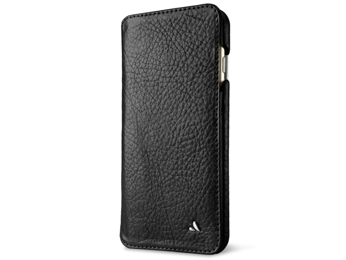 Vaja Wallet Agenda Case Zwart - iPhone 8+/7+ Hoesje Leer