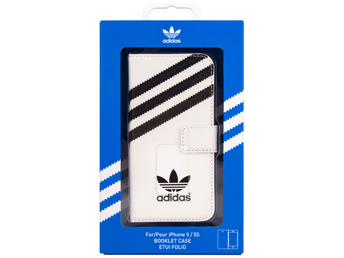 adidas Booklet Case Wit - iPhone SE/5s/5 Hoesje