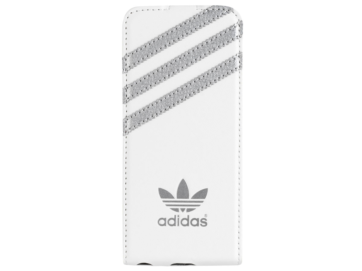 adidas Flip Case Wit/Zilver - iPhone SE/5s/5 hoesje