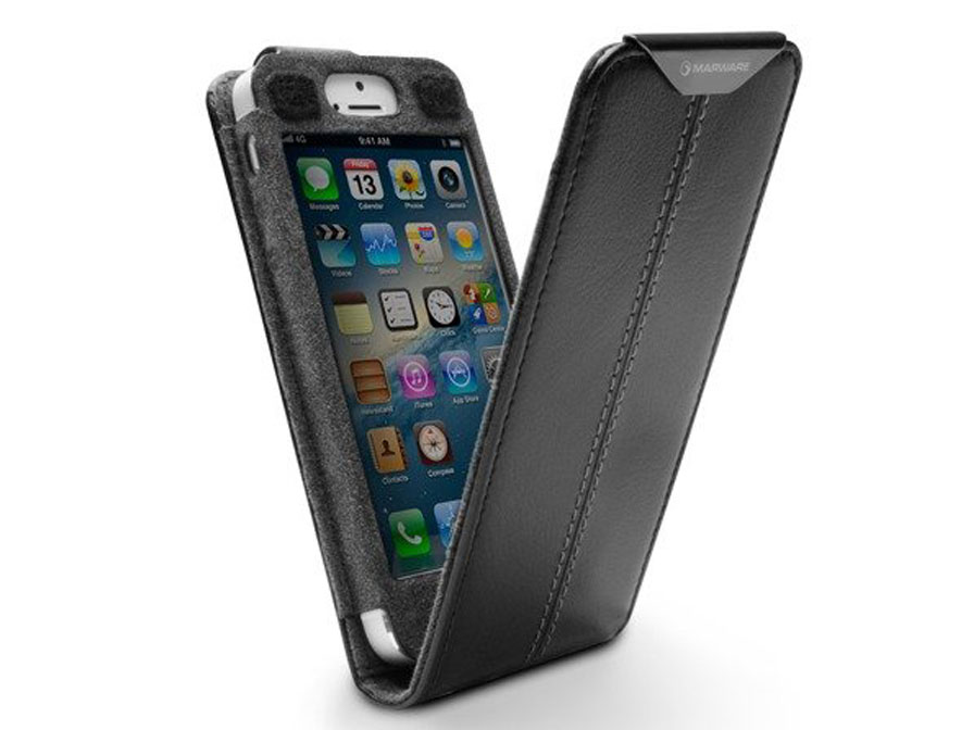 Marblue FlipVue Leren Case - iPhone SE/5s/5 hoesje