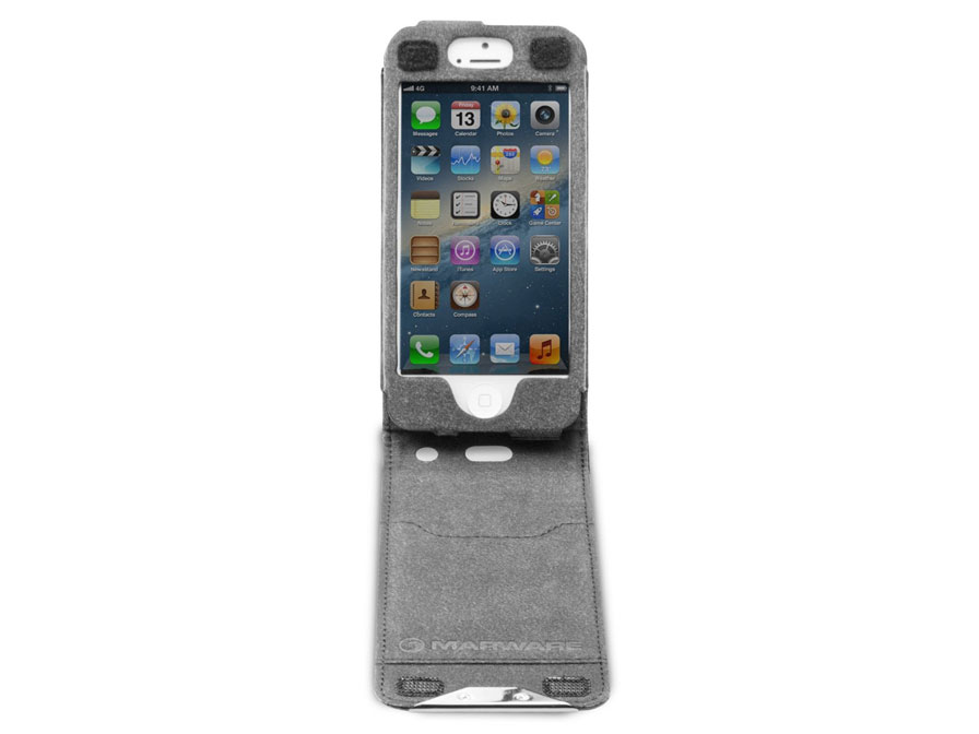 Marblue FlipVue Leren Case - iPhone SE/5s/5 hoesje