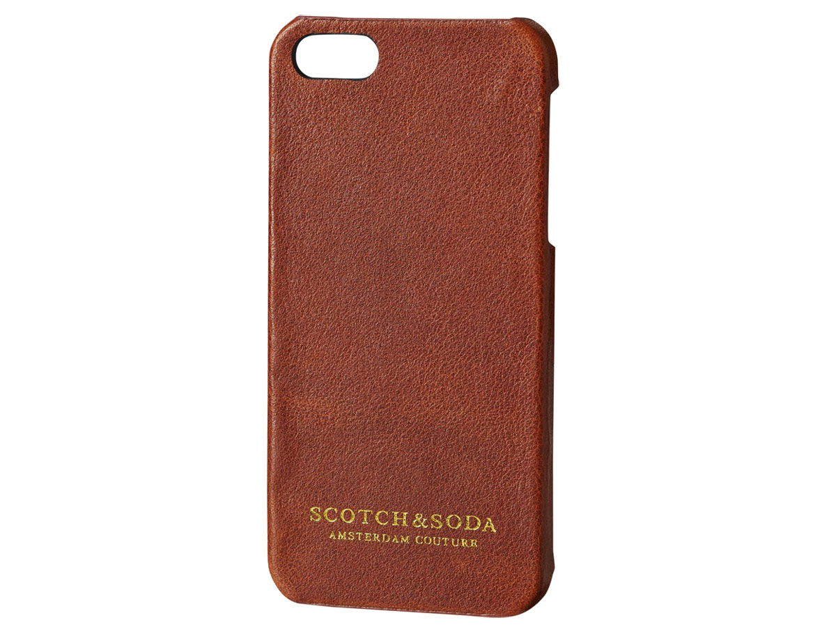 Scotch & Soda Leren Case - iPhone SE / 5s hoesje