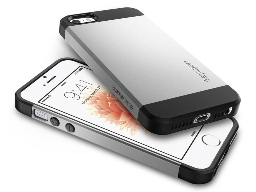 Spigen Slim Armor Case - iPhone SE / 5s / 5 hoesje