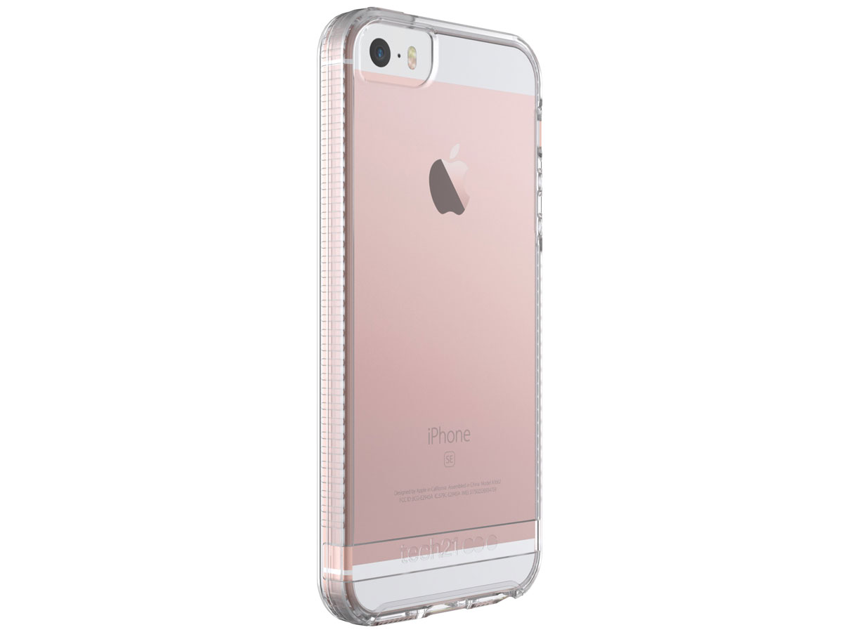 Tech21 Impact Clear BulletShield Case - iPhone SE/5s/5 hoesje