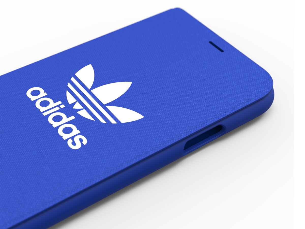 adidas ADICOLOR Booklet Blauw - iPhone X/Xs Hoesje