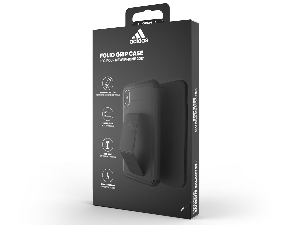 Adidas Sport Grip Folio Case - iPhone X/Xs hoesje