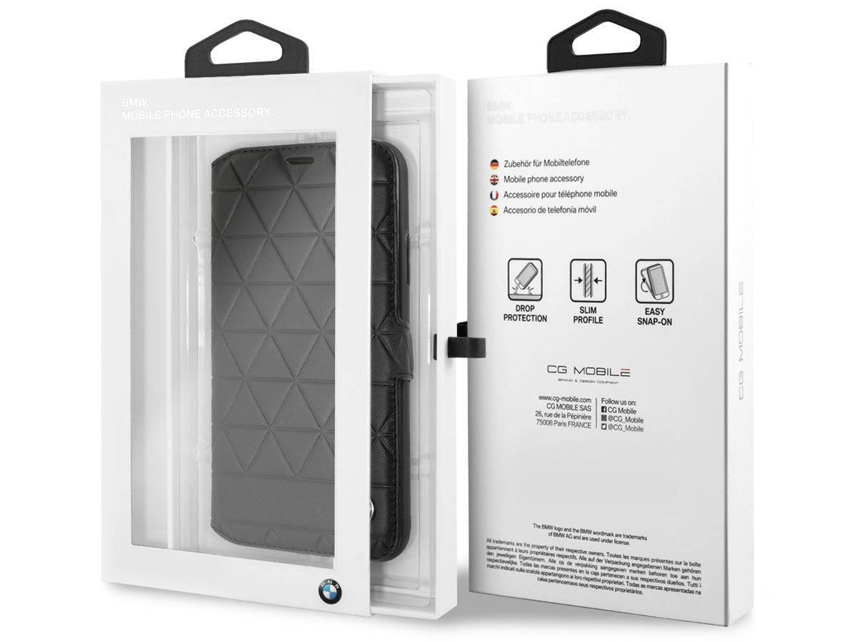BMW Hexagon Bookcase - Leren iPhone X/Xs hoesje