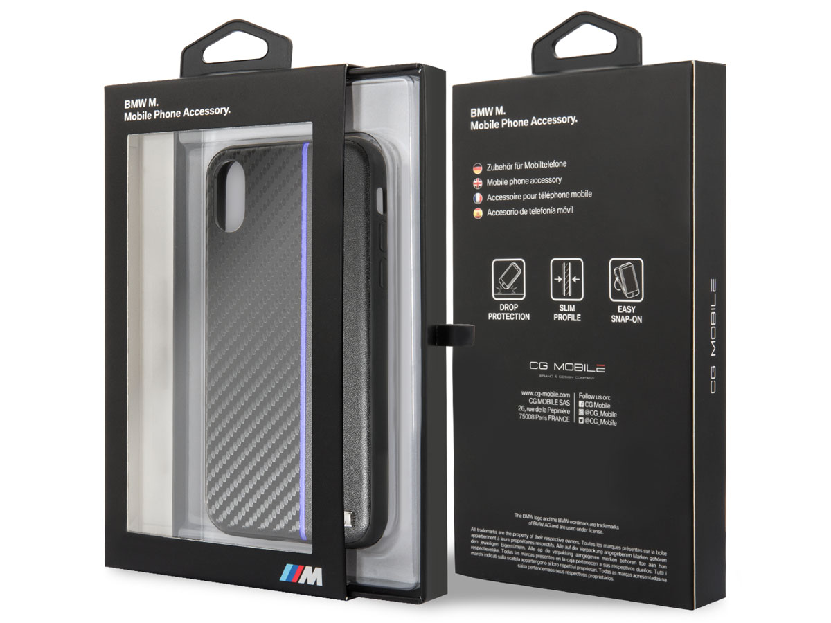 BMW M Sport Case Blauw - iPhone X/Xs hoesje