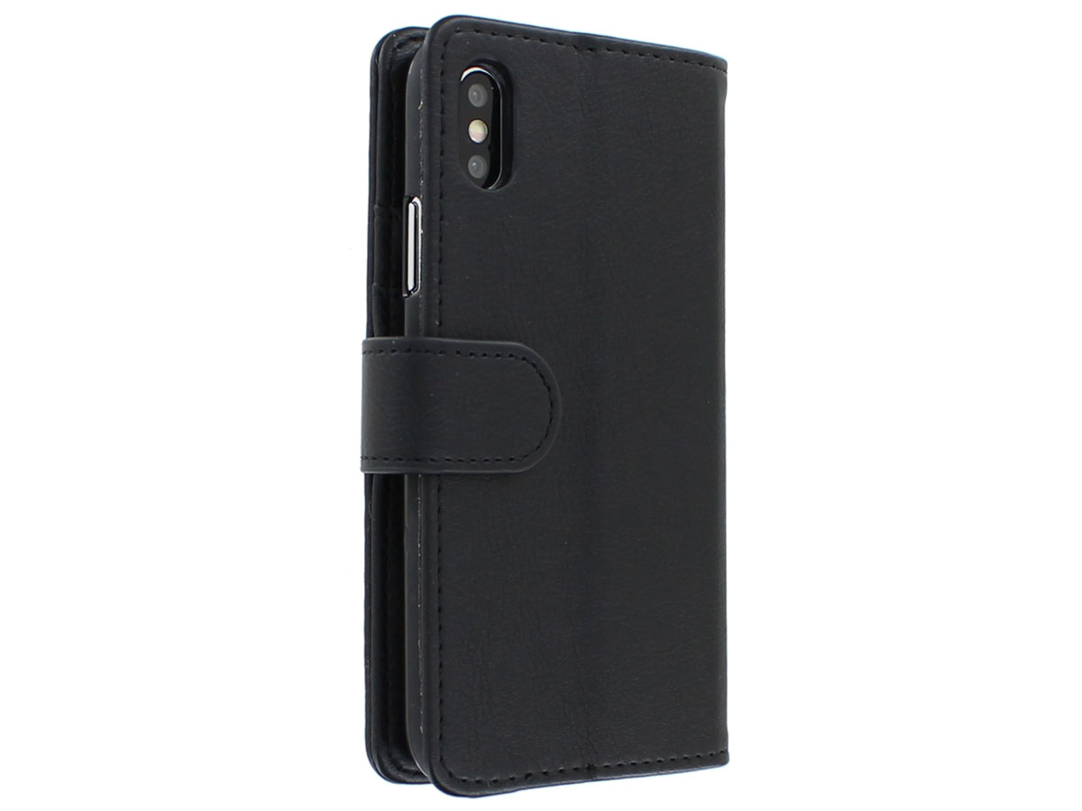 Zip Wallet Case Zwart - iPhone X/Xs hoesje