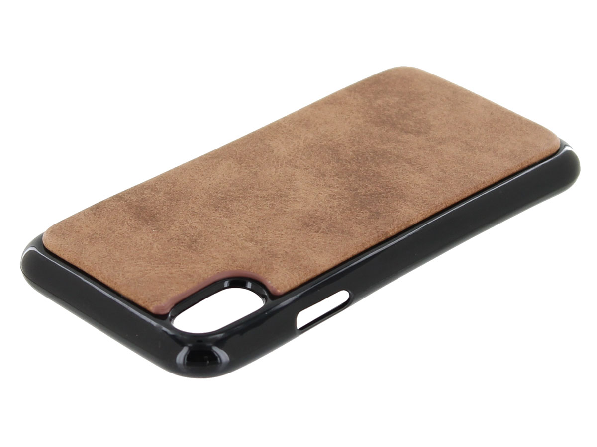Smartphone Wallet met Magnetisch iPhone X/Xs hoesje Bruin