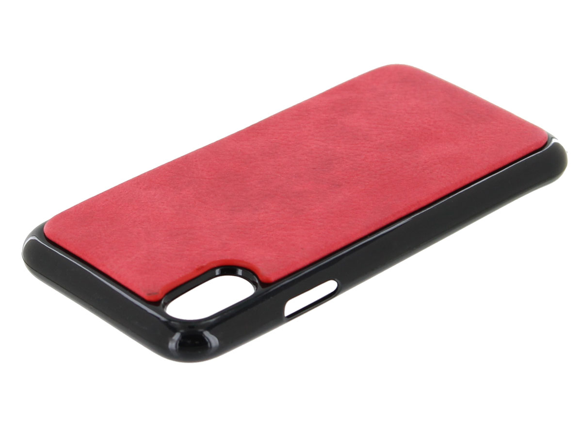 Smartphone Wallet met Magnetisch iPhone X/Xs hoesje Rood