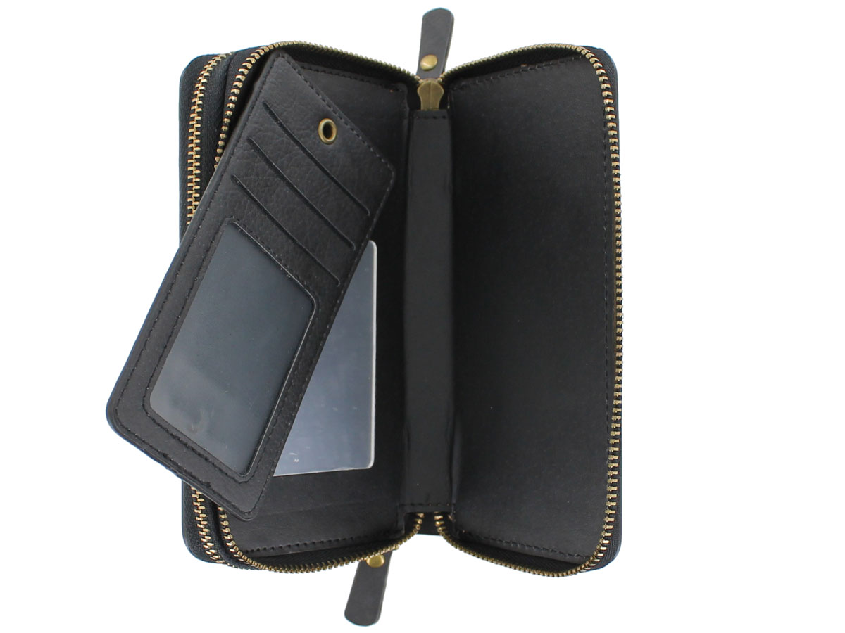 Smartphone Wallet met Magnetisch iPhone X/Xs hoesje Zwart