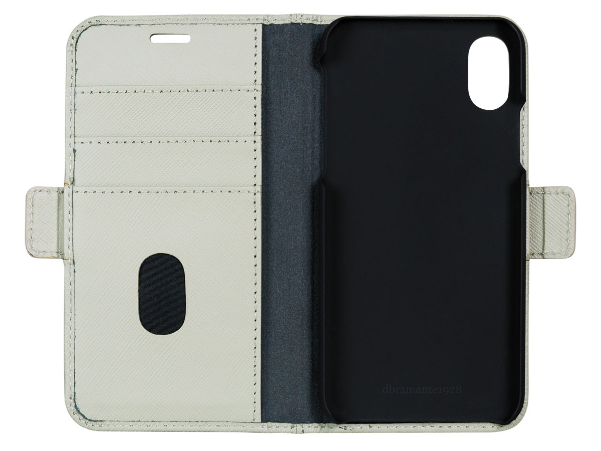 dbramante1928 Milano Ivy Green - Leren iPhone X/Xs hoesje