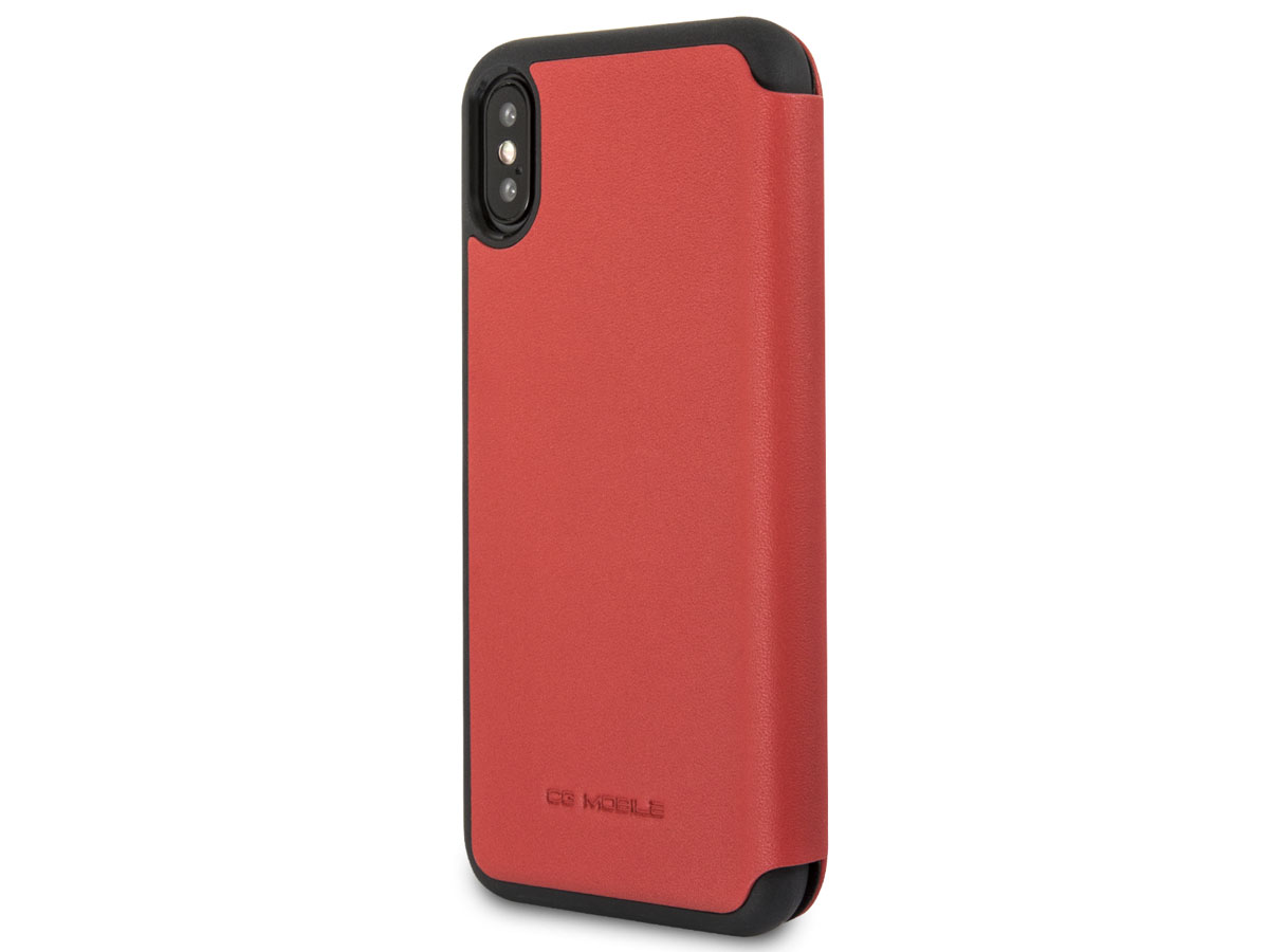 Ferrari Heritage 488 Bookcase Rood - iPhone X/Xs hoesje