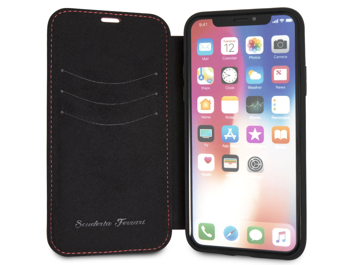 Ferrari Heritage 488 Bookcase Rood - iPhone X/Xs hoesje