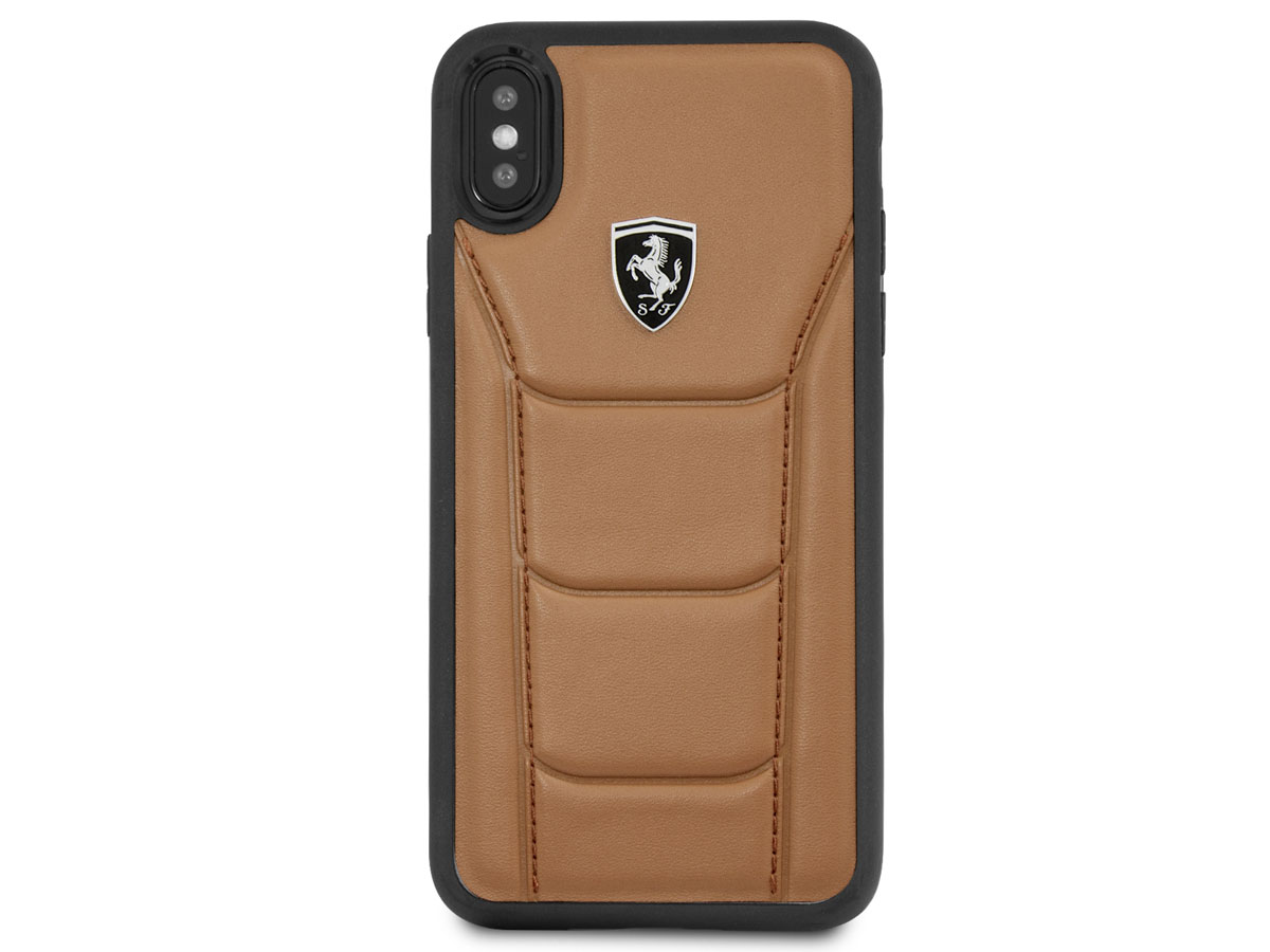 Ferrari Heritage 488 Case Bruin - iPhone X/Xs hoesje