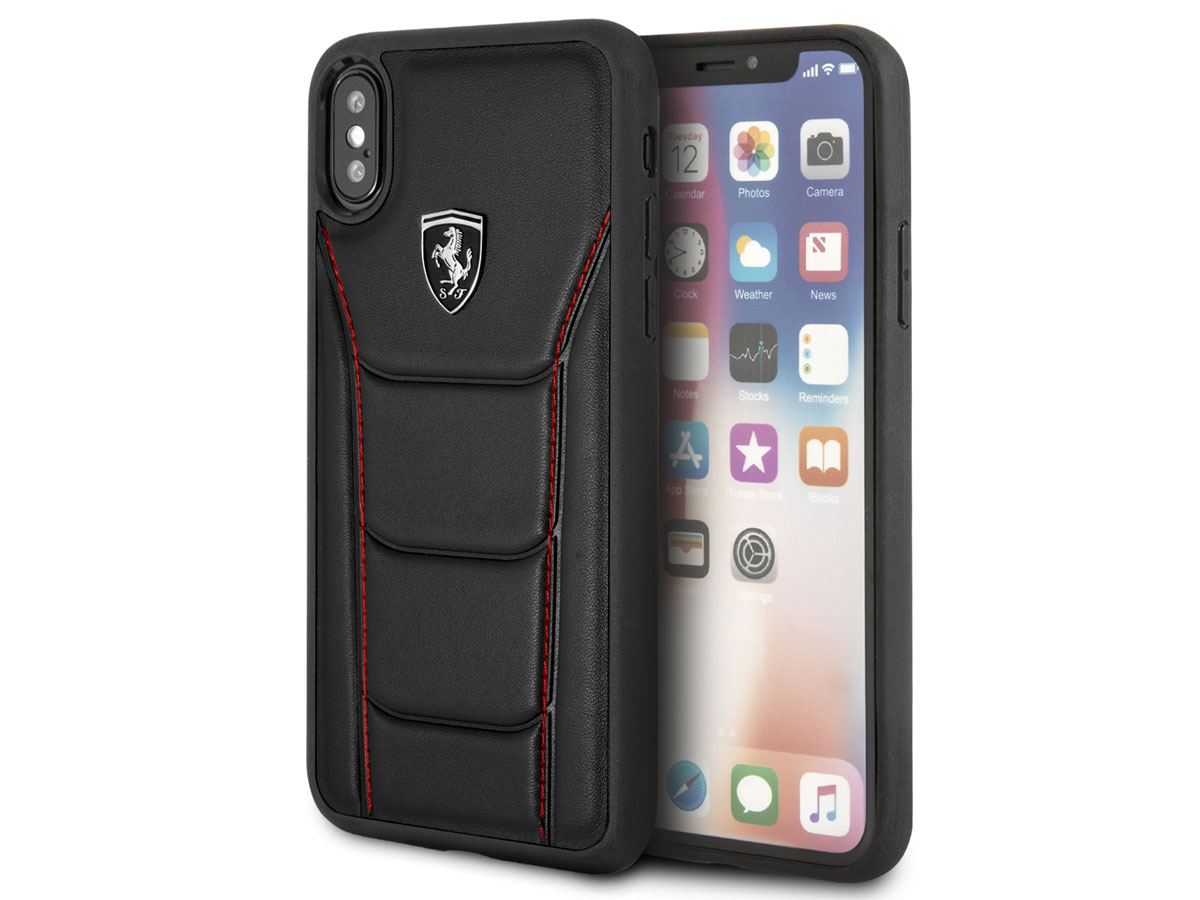 Ferrari Heritage 488 Case Zwart - iPhone X/Xs hoesje