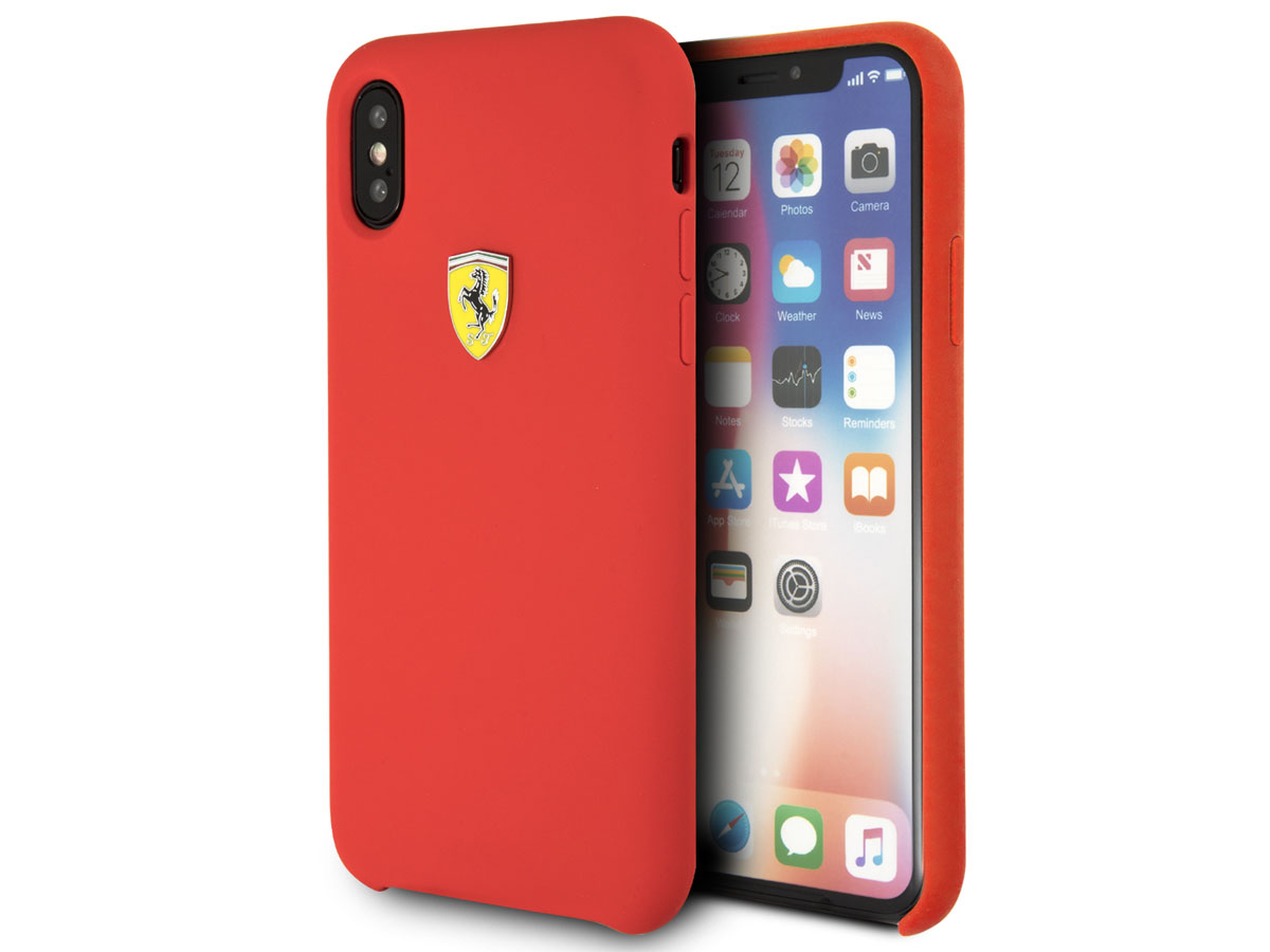 Ferrari Signature Case Rood - iPhone X/Xs hoesje