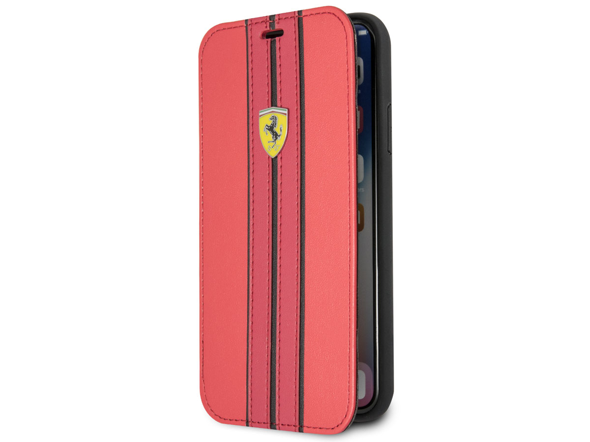 Ferrari Urban Bookcase Rood - iPhone X/Xs hoesje