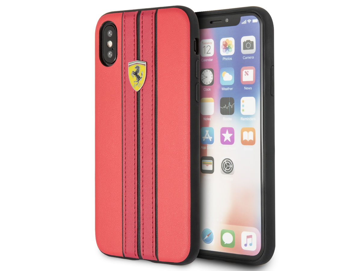 Ferrari Urban Hard Case Rood - iPhone X/Xs hoesje