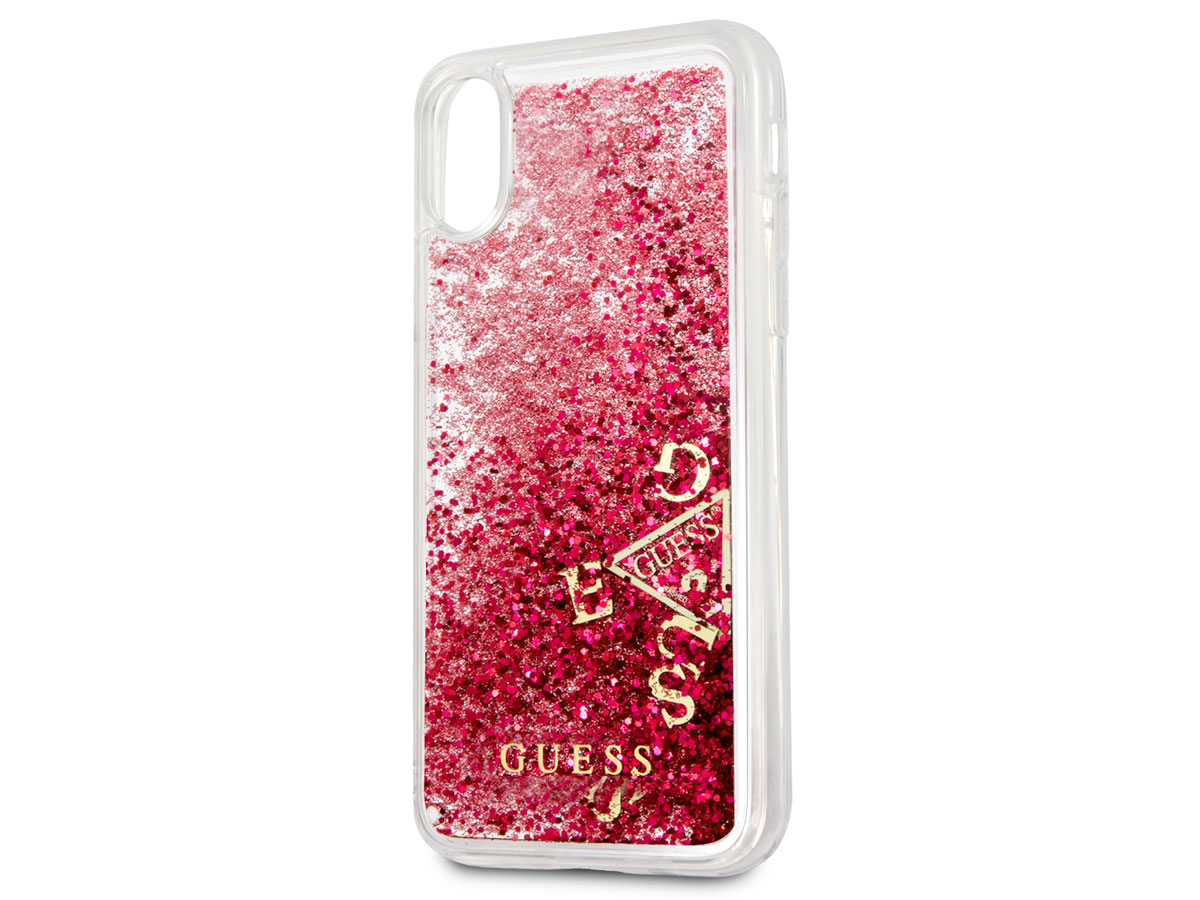 Guess Floating Logo Case Roze - iPhone X/Xs hoesje