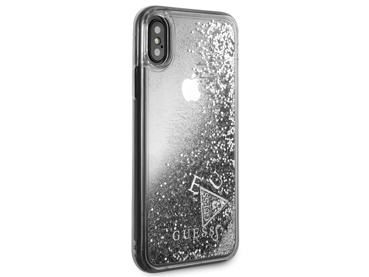 Guess Floating Logo Case Zilver - iPhone X/Xs hoesje