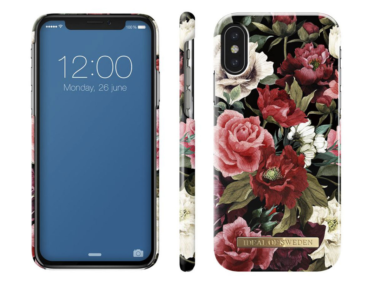 iDeal of Sweden Case Antique Roses - iPhone X/Xs hoesje