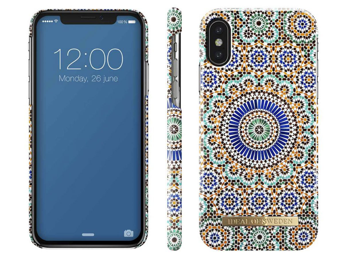 iDeal of Sweden Case Moroccan Zellige - iPhone X/Xs hoesje