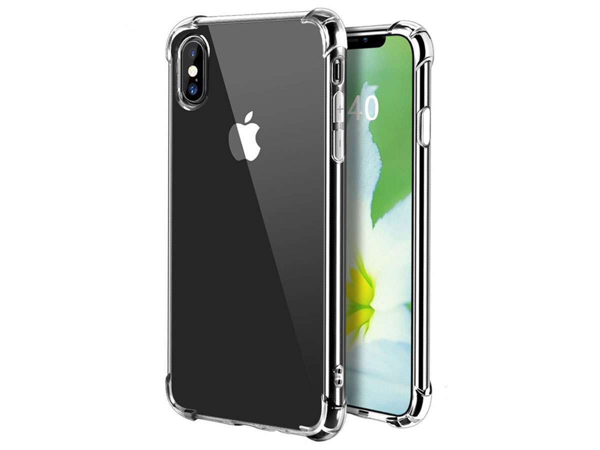 Crystal Anti-Shock | Transparant iPhone X/Xs hoesje